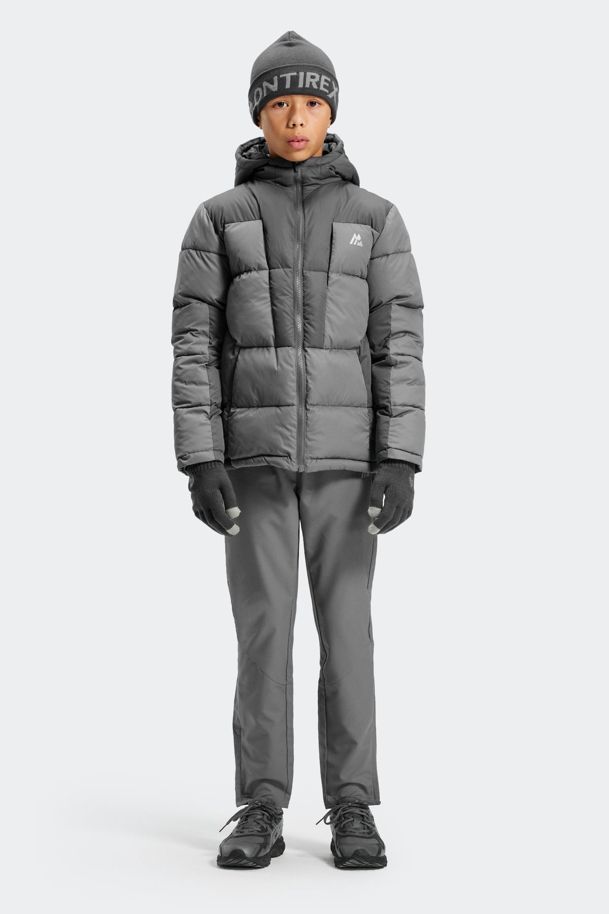 Carve Down Jacket - Cement Grey/Asphalt