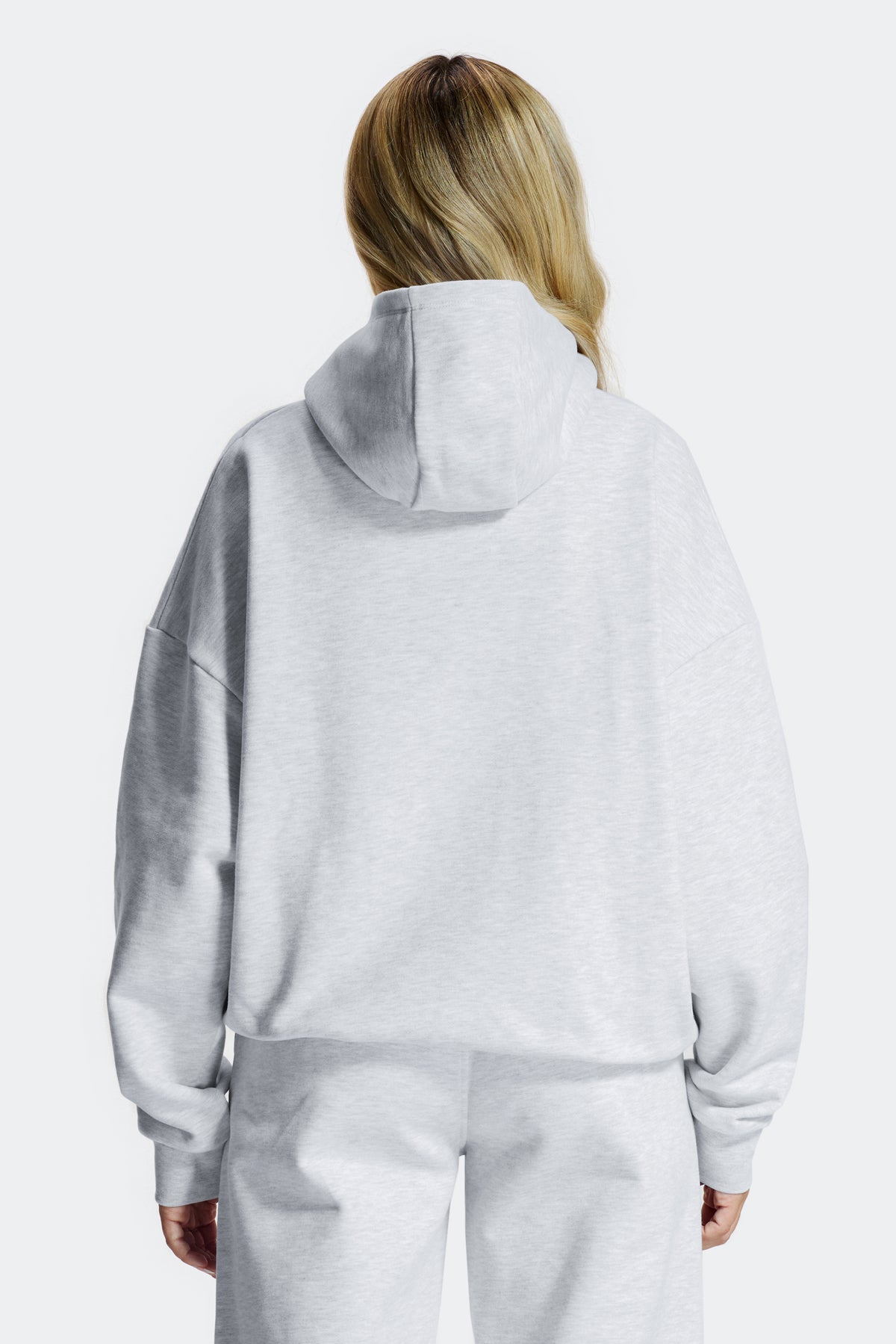 Form Fleece Hood - Grey Marl