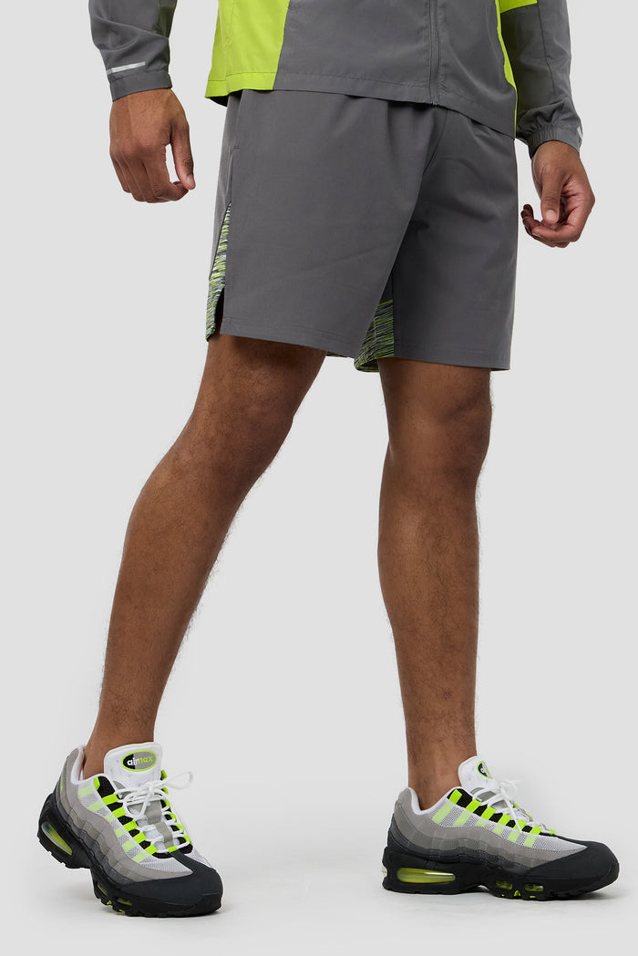 Trail Panel Short - Lime/Grey/Black