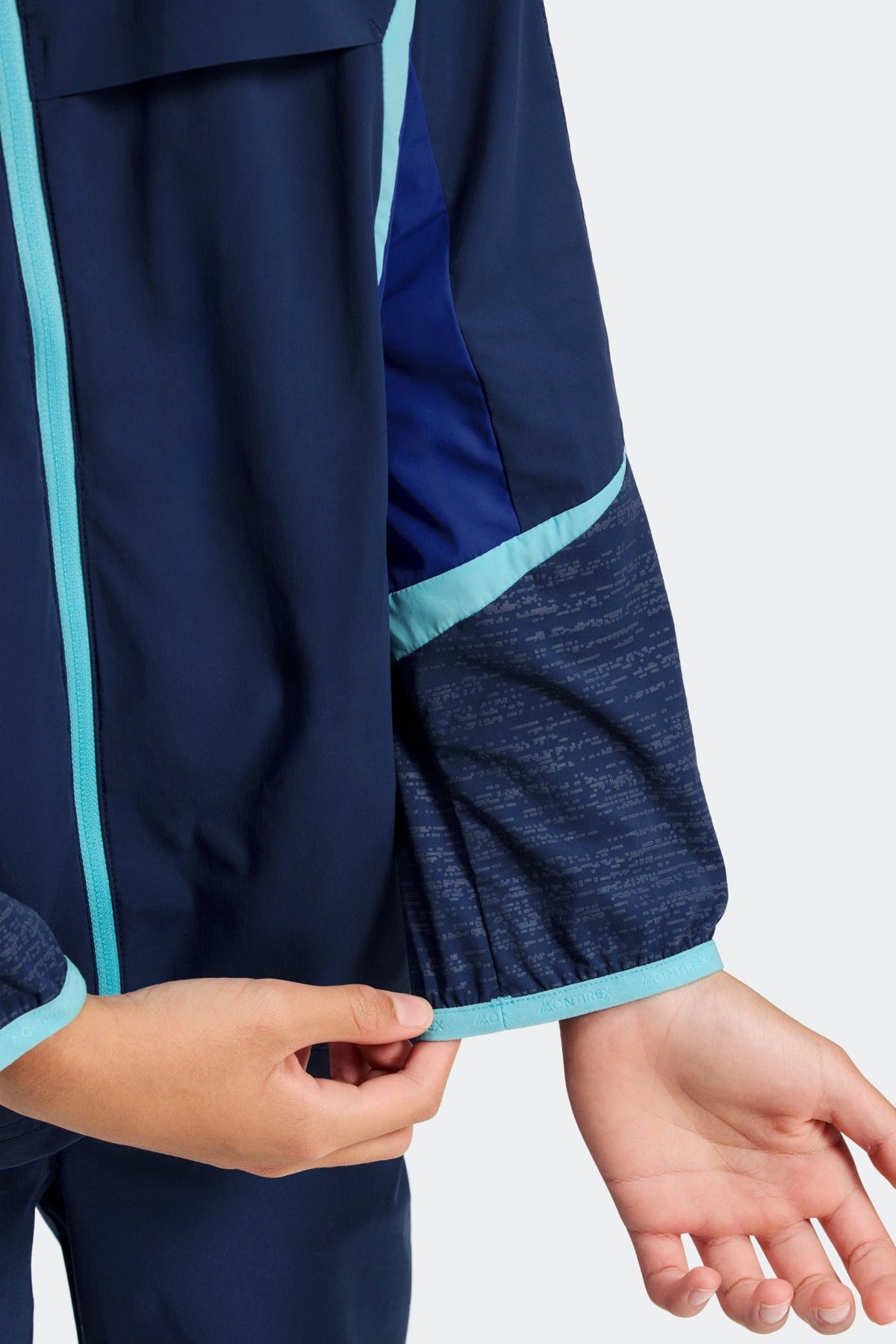 Boys MTX Run Apollo Jacket - Deep Water/Cosmic Blue/Splash