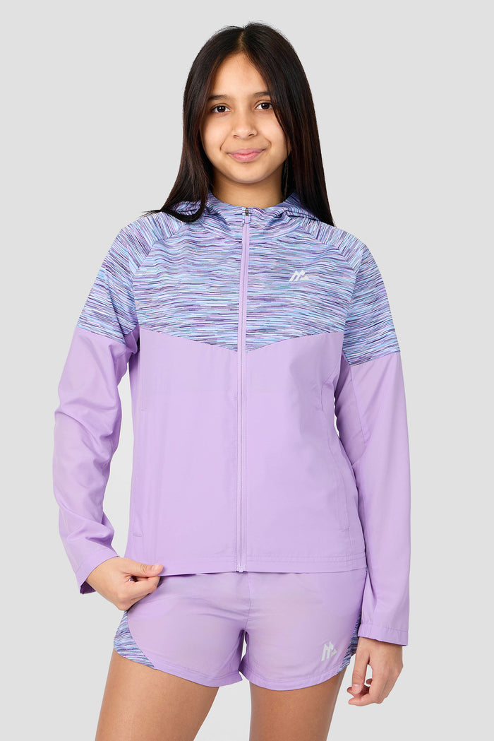 Trail Windbreaker - Lilac/Blue/White