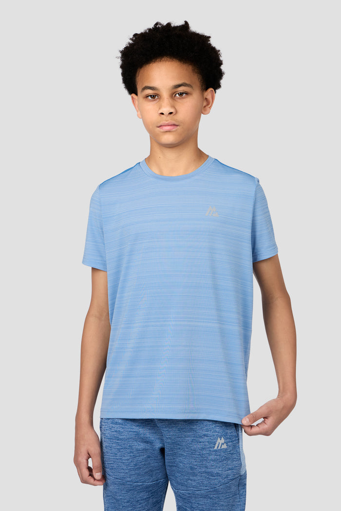 Boys Drift T-Shirt - Cloudy Blue/Charcoal Blue