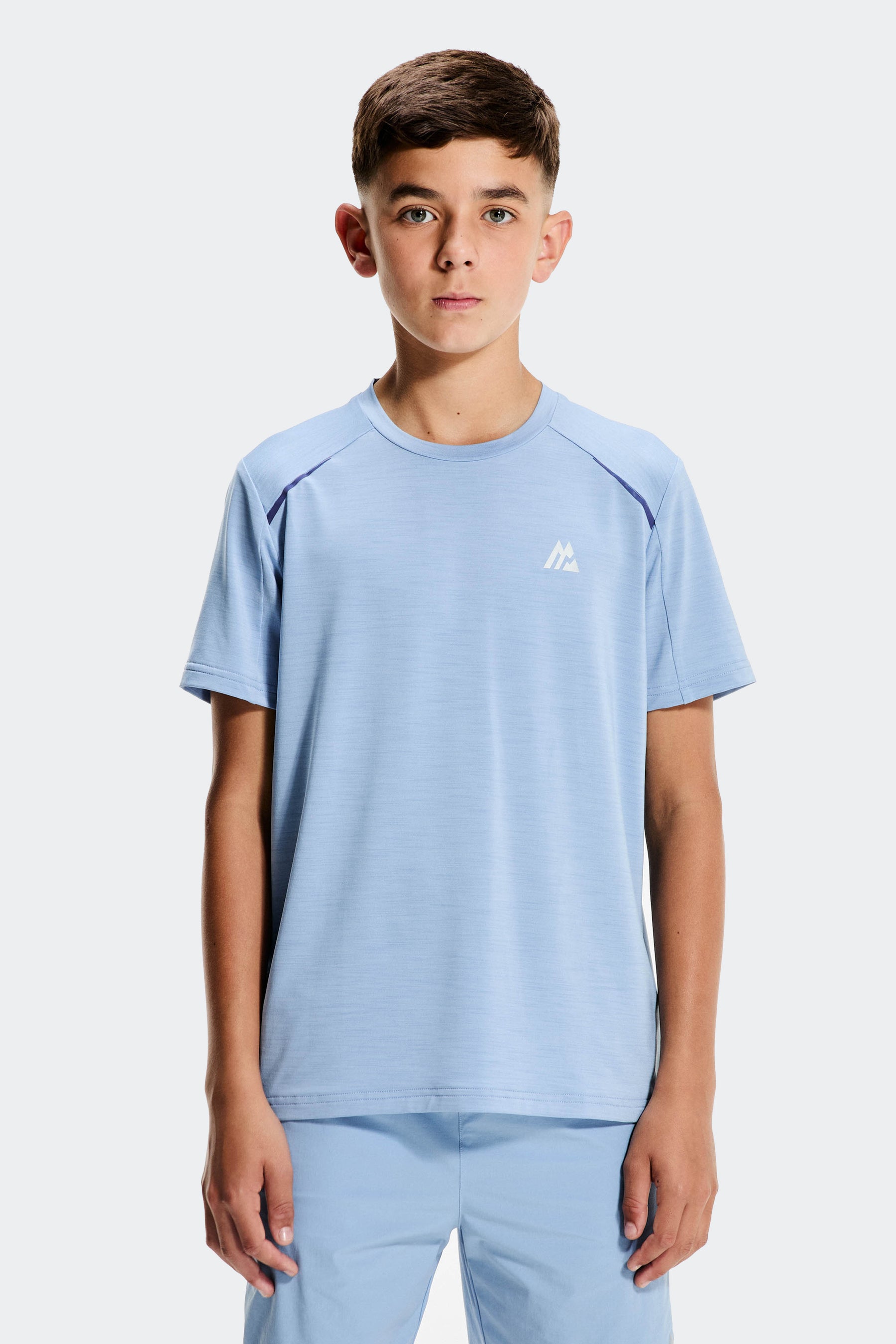 Boys Ignite T-Shirt - Cloudy Sky/Marine Blue