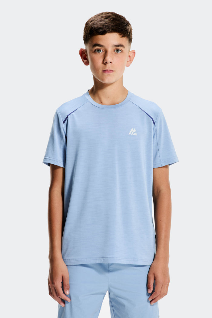 Boys Ignite T-Shirt - Cloudy Sky/Marine Blue