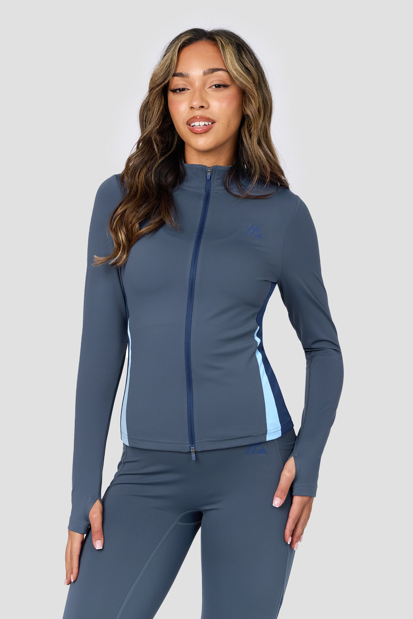 STRIDE FULL ZIP - VINTAGE INDIGO/GLACIER LAKE/ESTATE BLUE