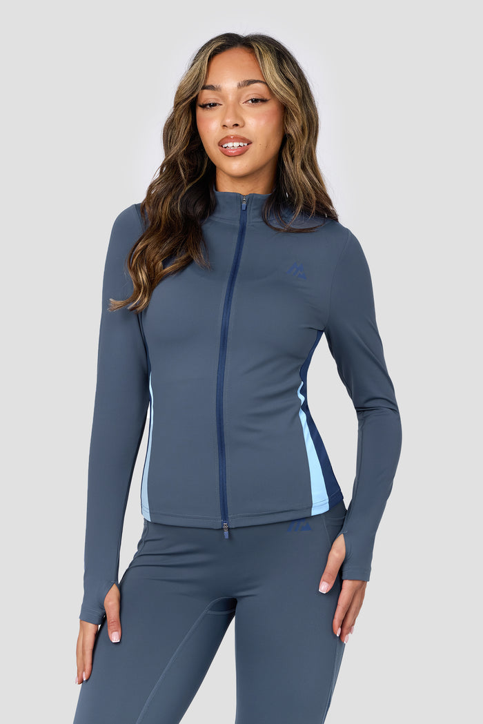 STRIDE FULL ZIP - VINTAGE INDIGO/GLACIER LAKE/ESTATE BLUE