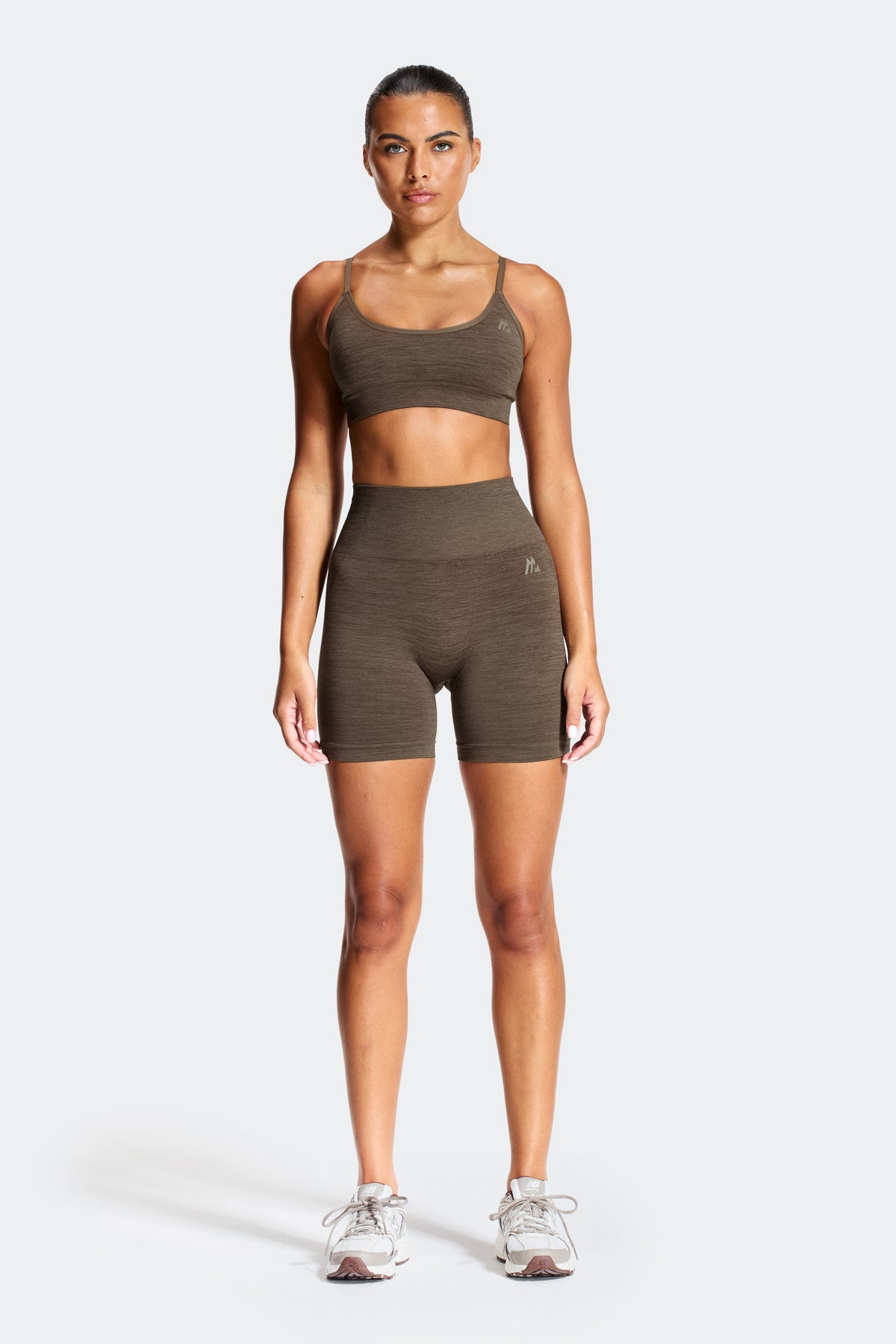 Trail Seamless Short - Macchiato Marl