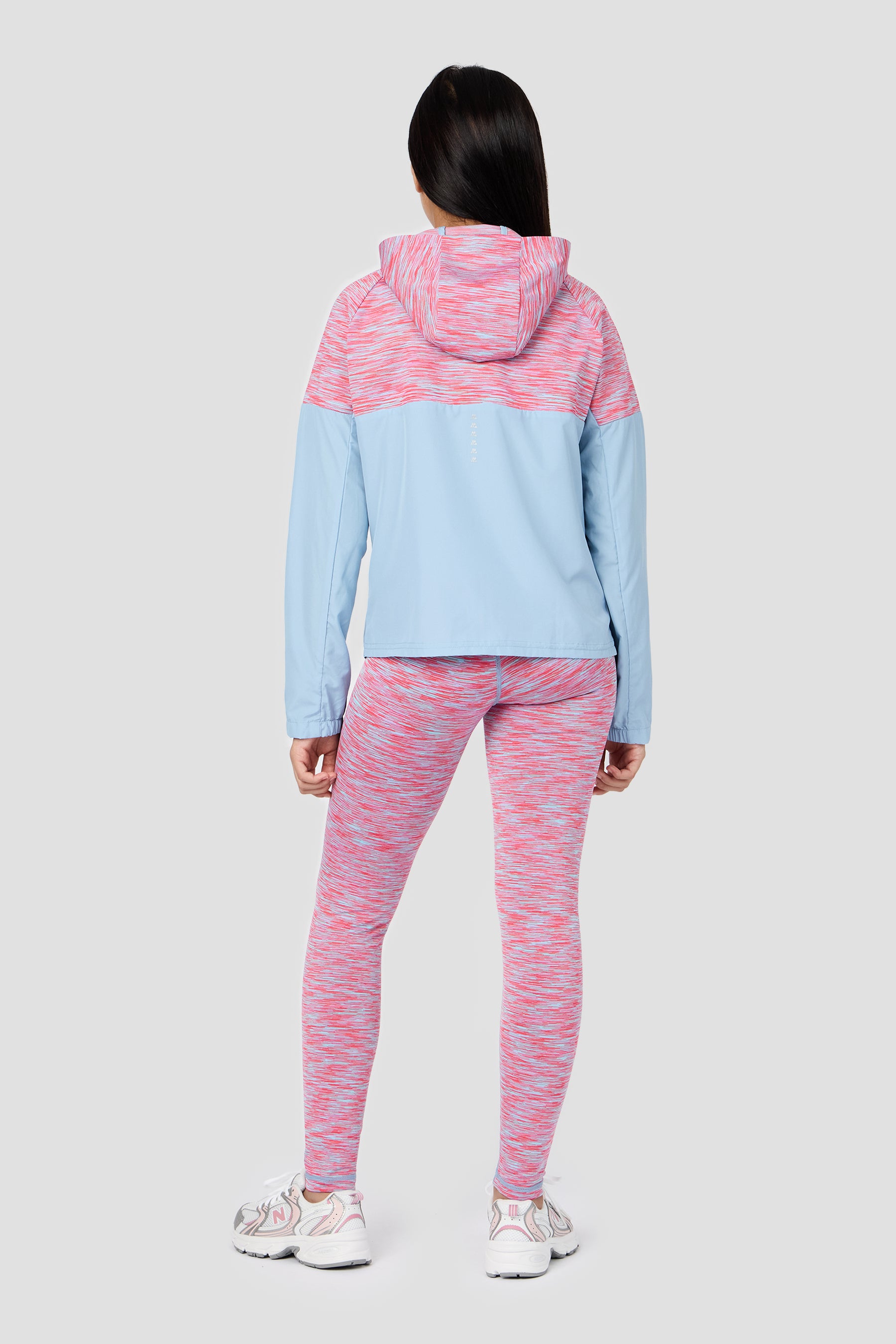 Girls Trail Windbreaker - Blue/Pink Multi
