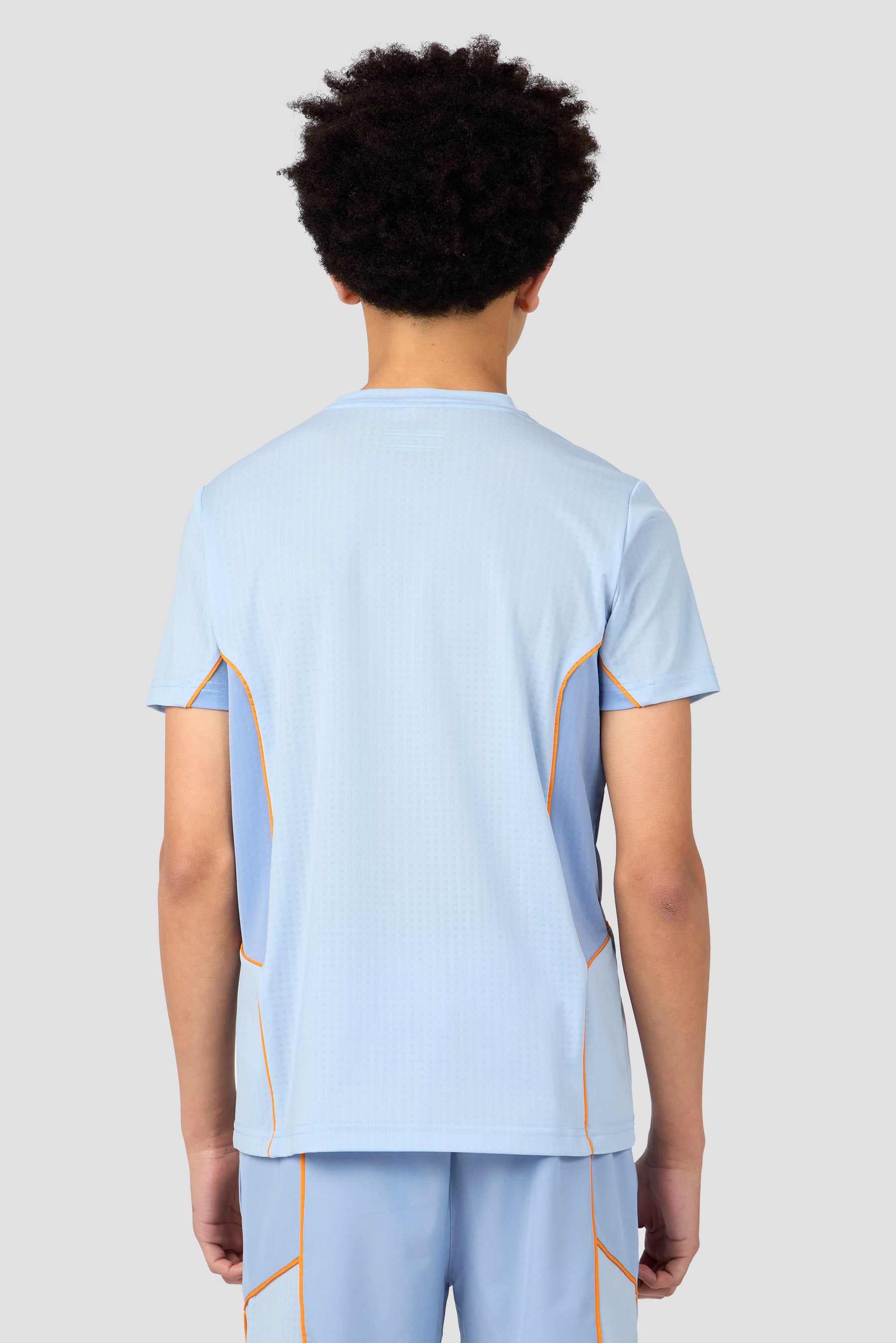 Boys Chroma T-Shirt - Summer Mist/Cloudy Blue/Tangerine Glow