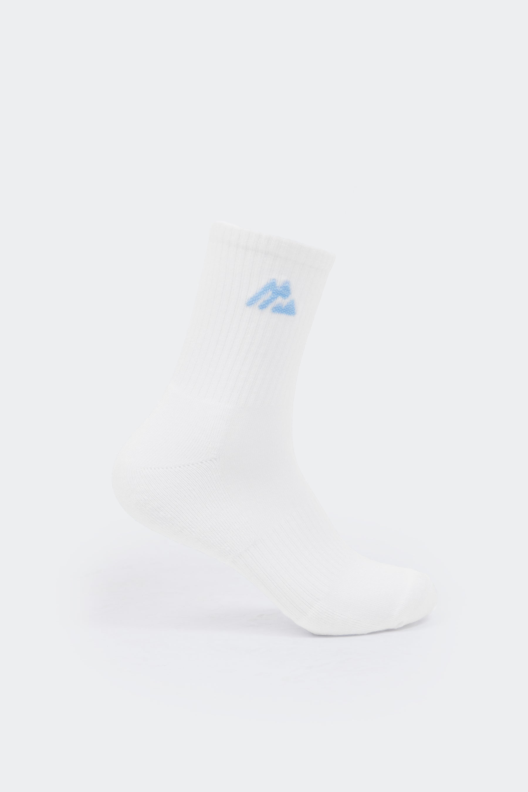 Women's Multi Crew Sock 3 Pack - White/Blissful Blue