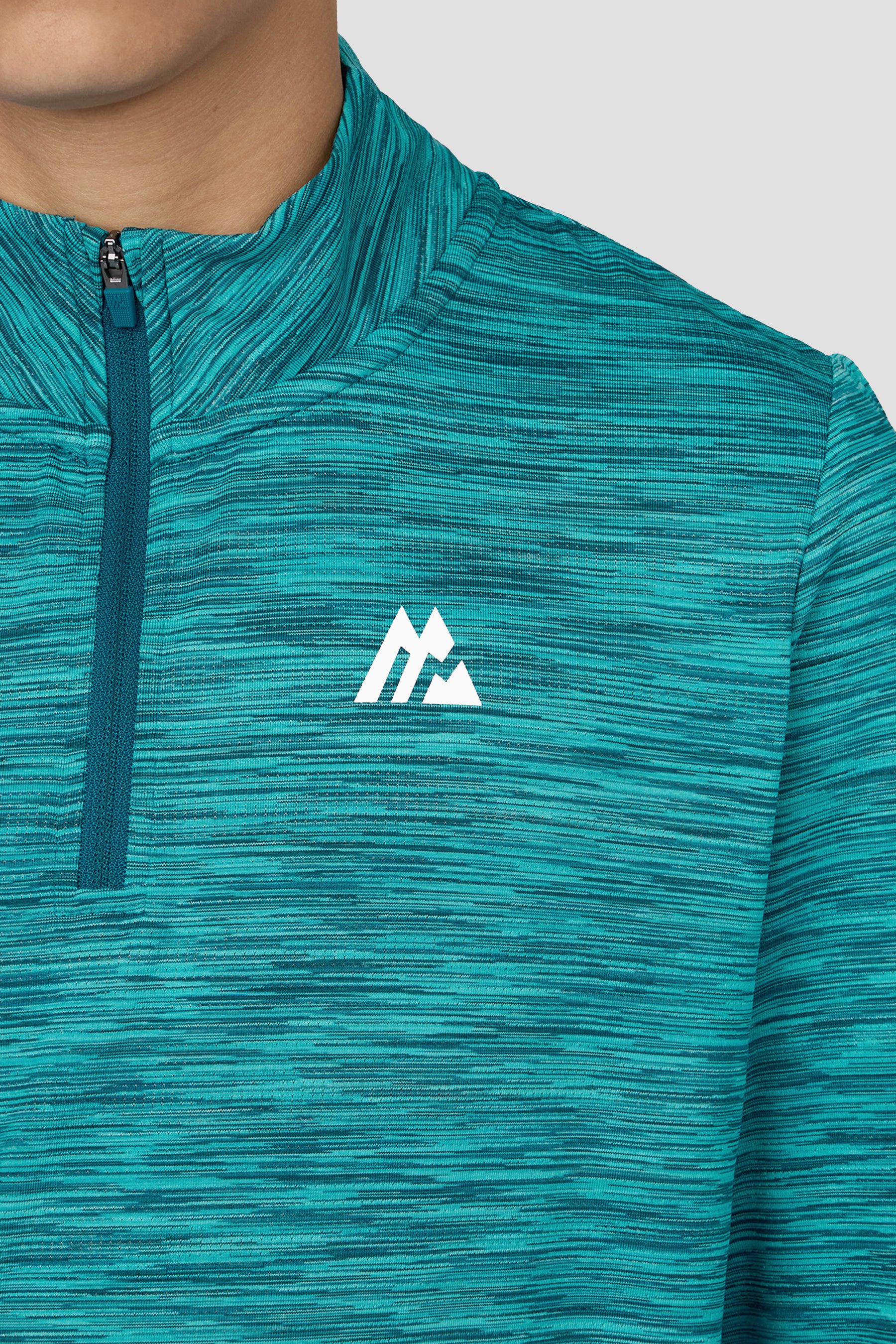 Boys Trail 1/4 Zip - Teal Multi