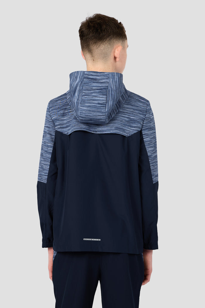 Boys Trail 2.0 Windbreaker - Navy/Charcoal Blue Multi