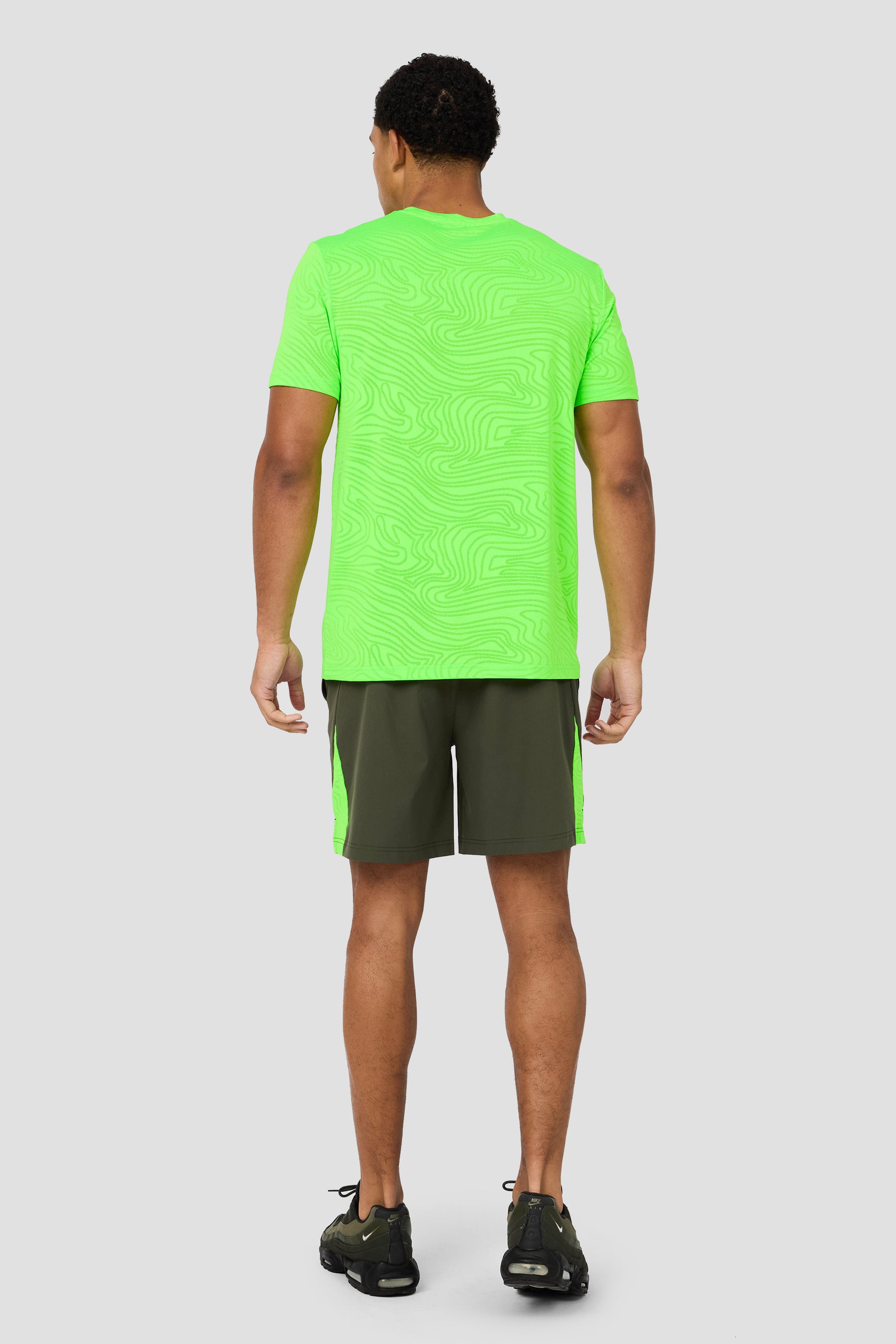 Tide Short - Elm/Neon Green