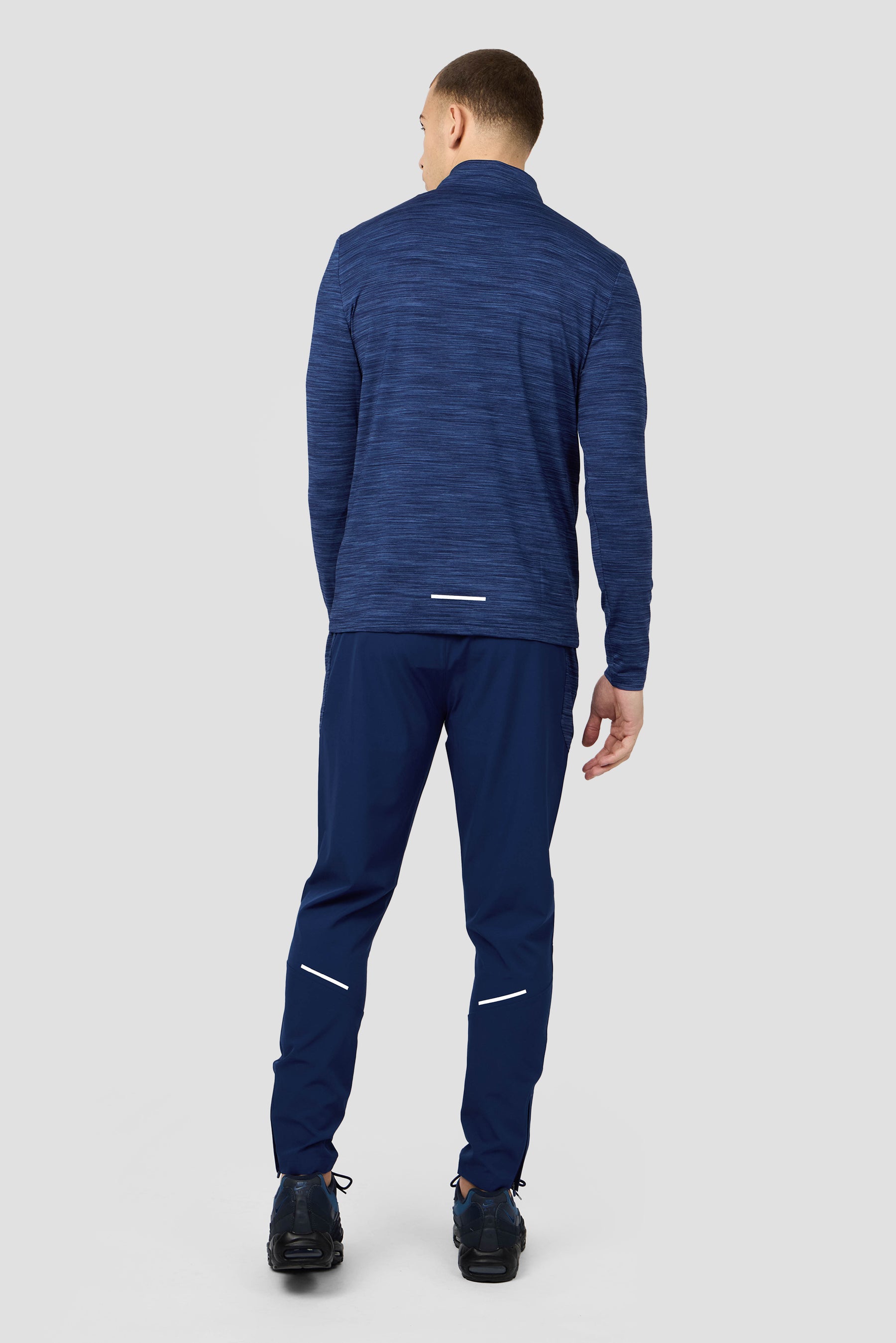 Trail 1/4 Zip - Navy Multi
