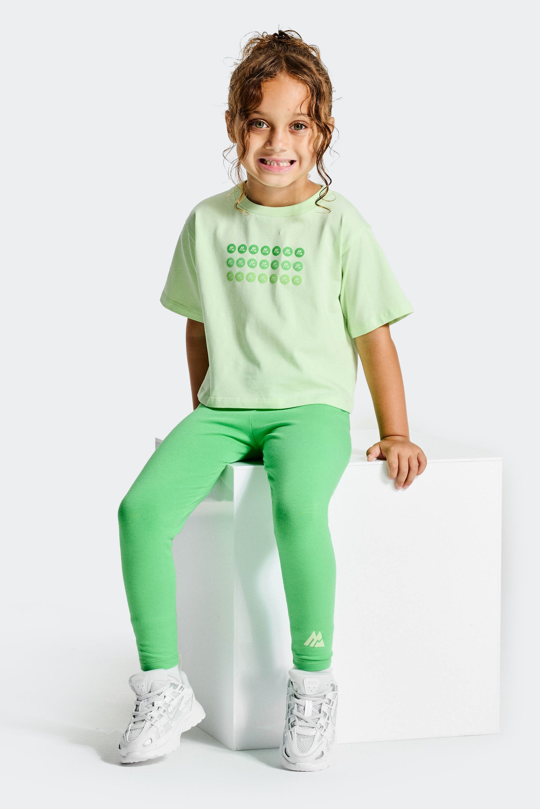 Infant Girls Spark T-Shirt/Legging - Iced Matcha/Green Fizz