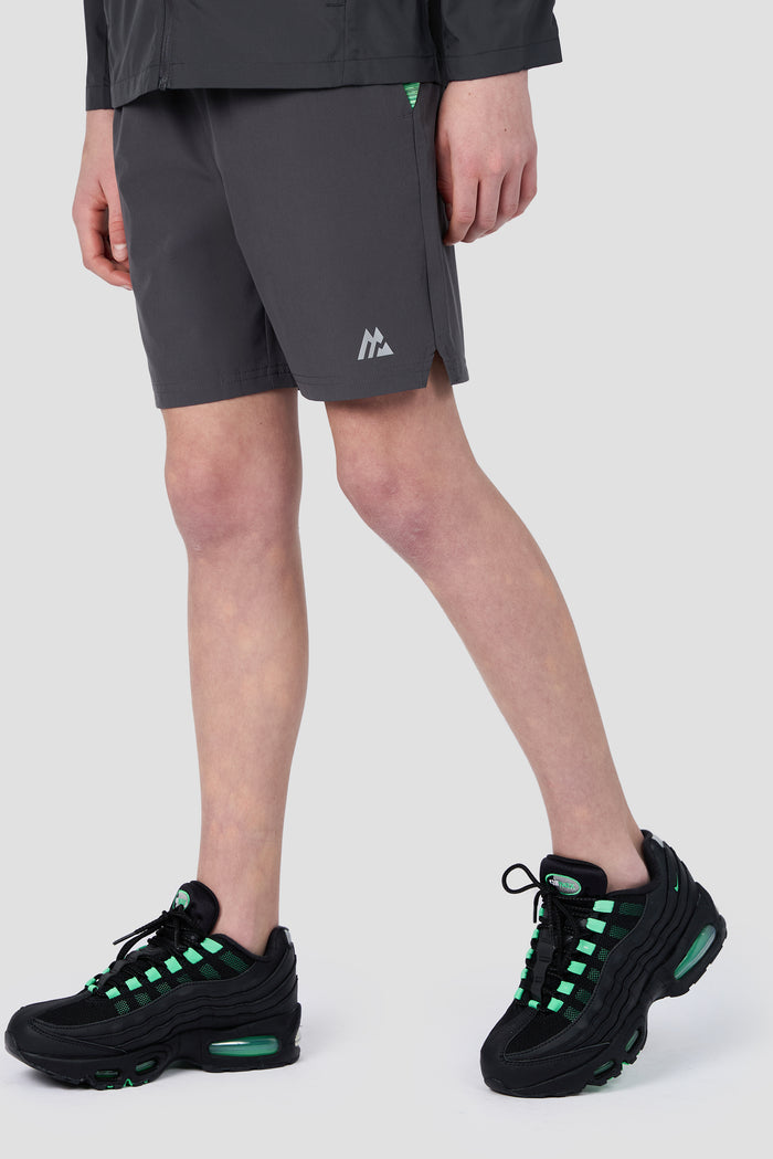 Boys Trail 2.0 Short - Grey/Green Multi