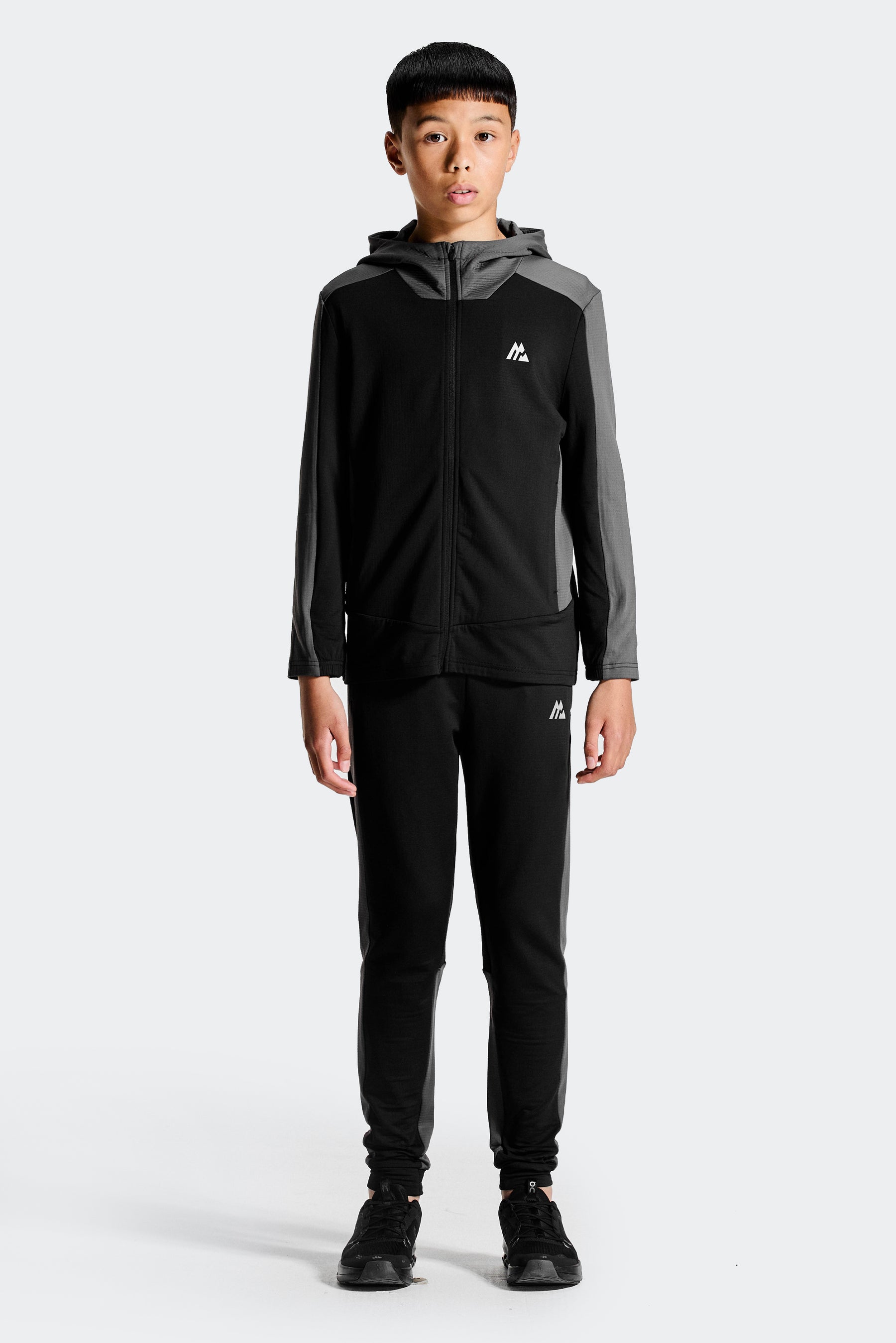 Boys Carbon Jogger - Black/Asphalt
