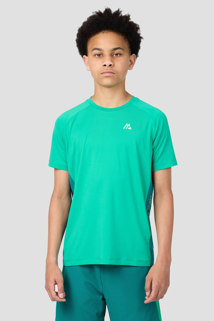 Boys Optic T-Shirt - Cyber Jade/Lagoon Green/Duck Egg