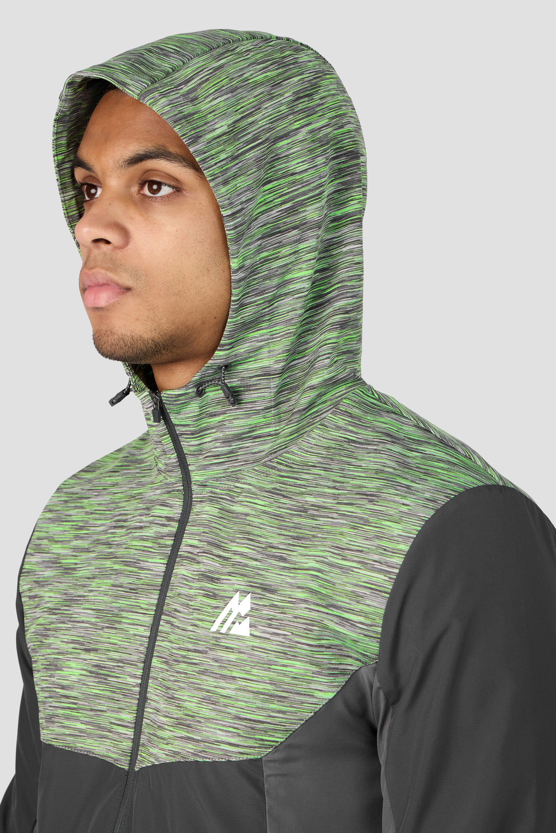 Trail 3.0 Windbreaker - Grey/Neon Green