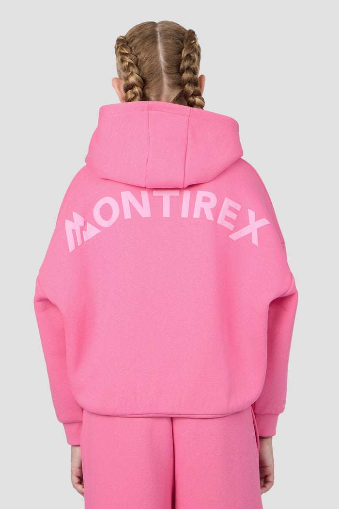 Girls Vibe Hood - Framboise