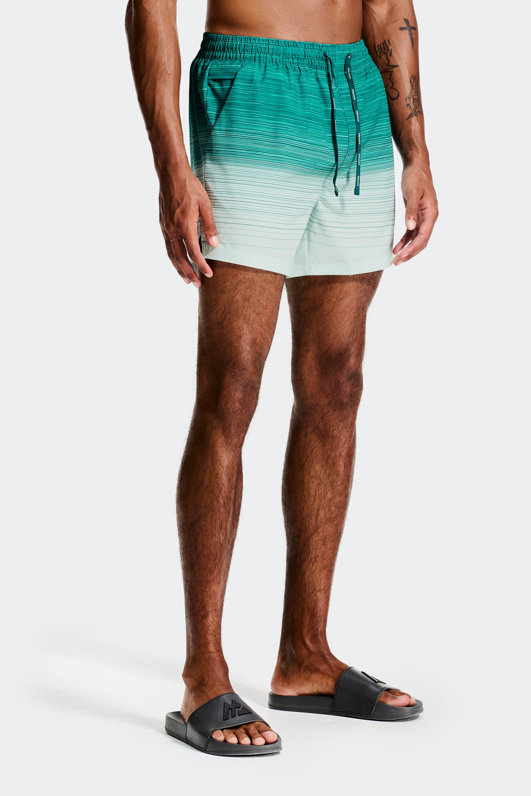 Trail Swim Short - Deep Teal/Water Spring