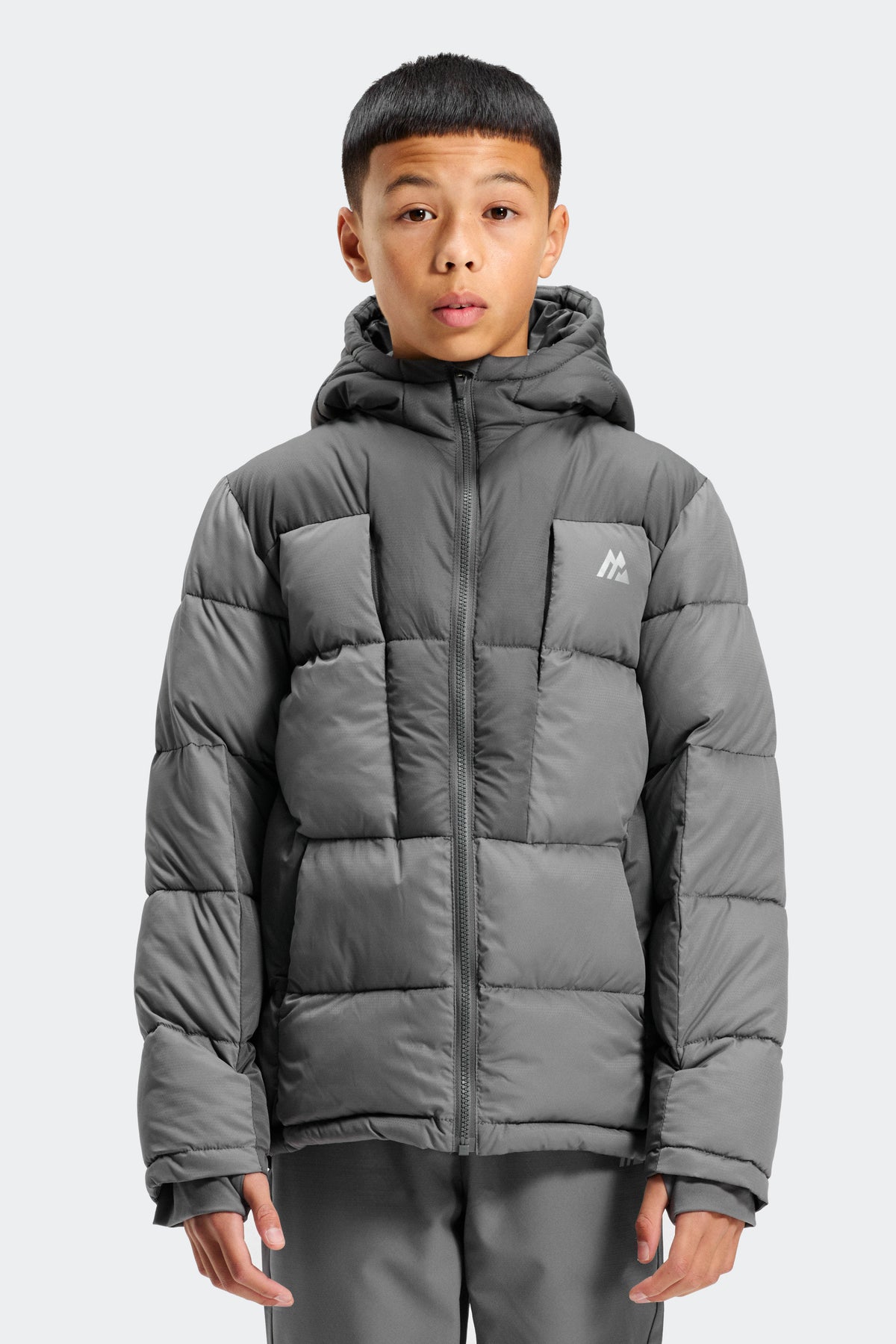 Carve Down Jacket - Cement Grey/Asphalt