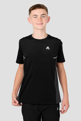 Boys Vortex T-Shirt - Black/Asphalt