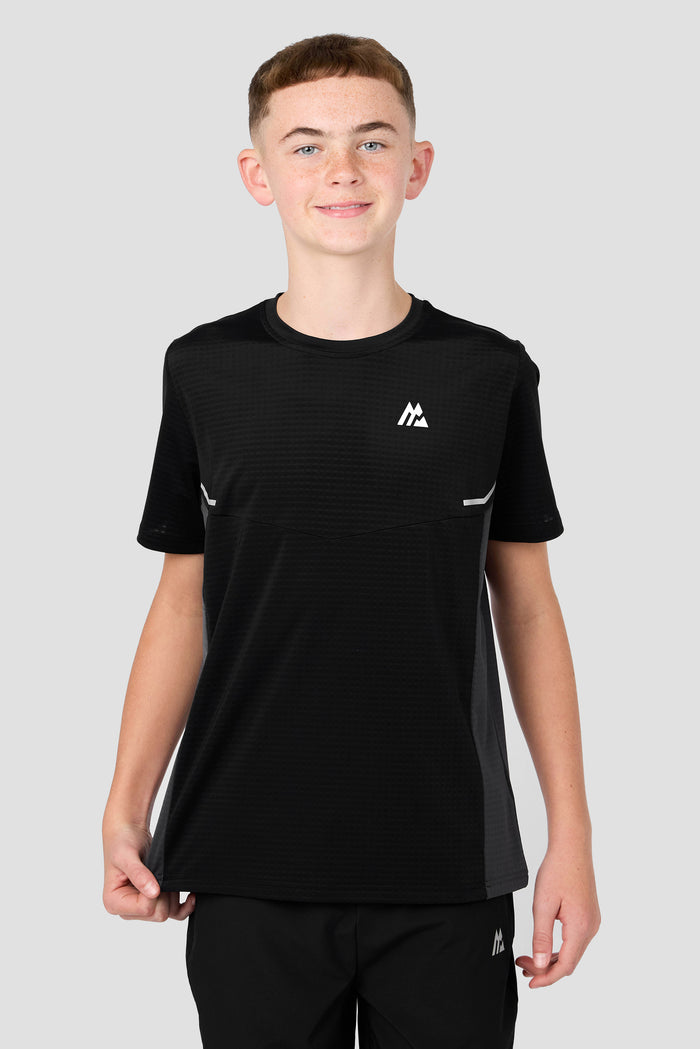 Boys Vortex T-Shirt - Black/Asphalt