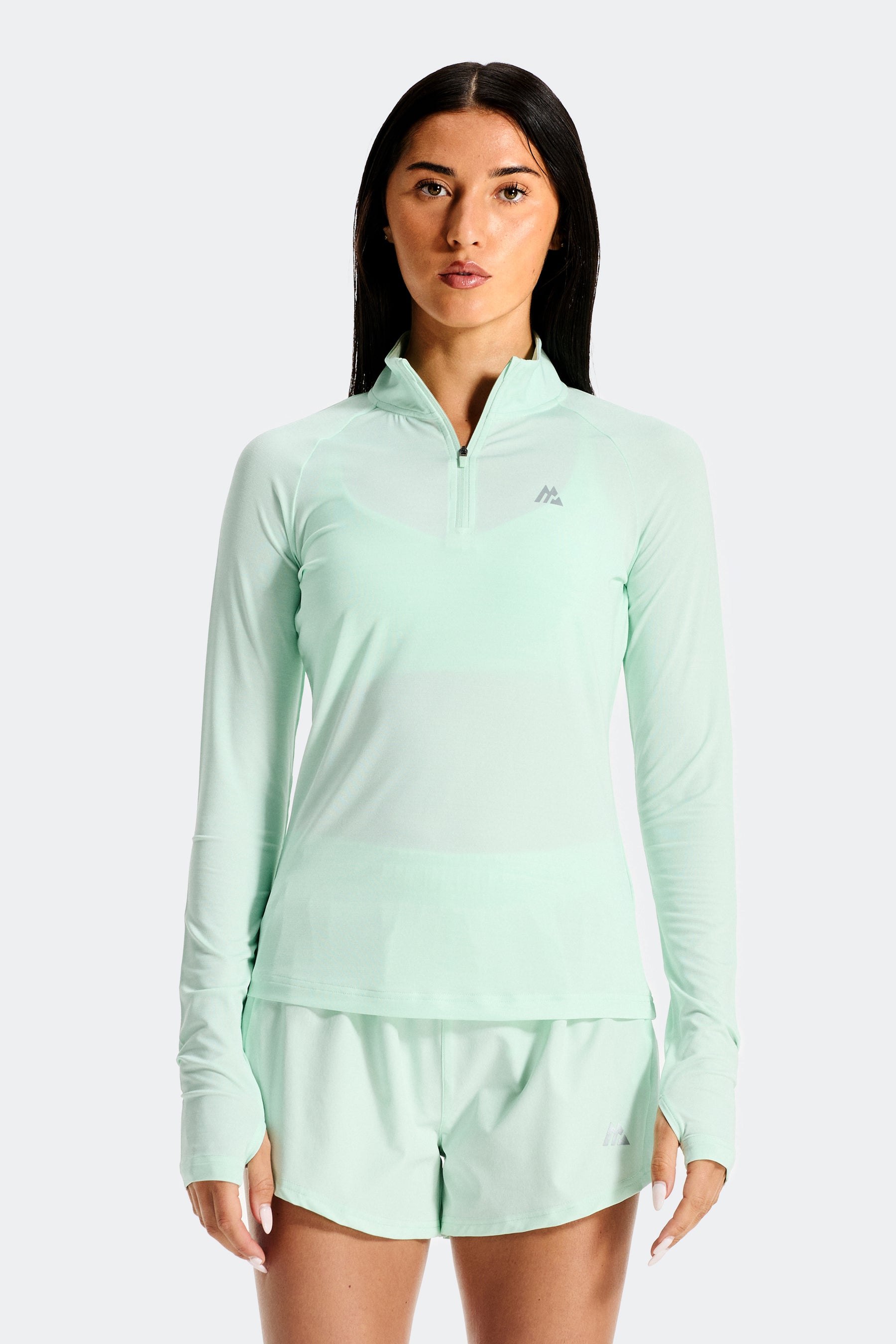 Breathe 1/4 Zip - Honeydew
