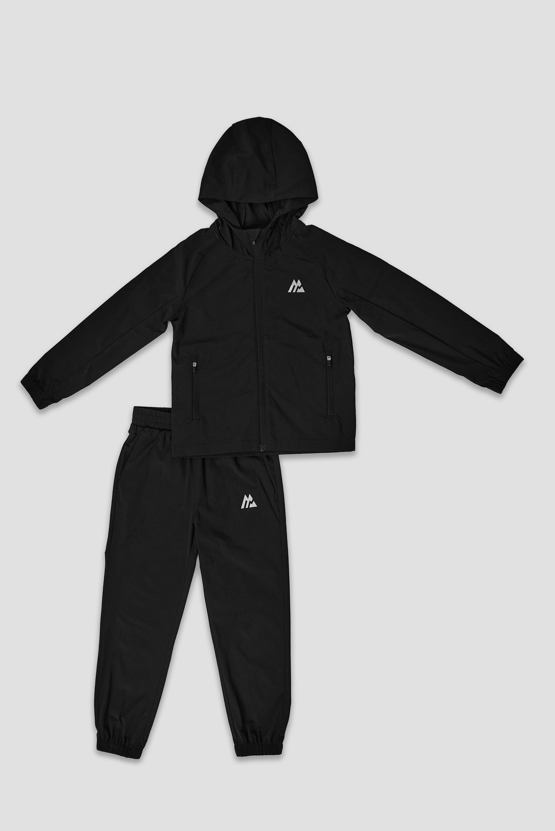 Infant Boys Bolt Jacket/Pant Set - Black 