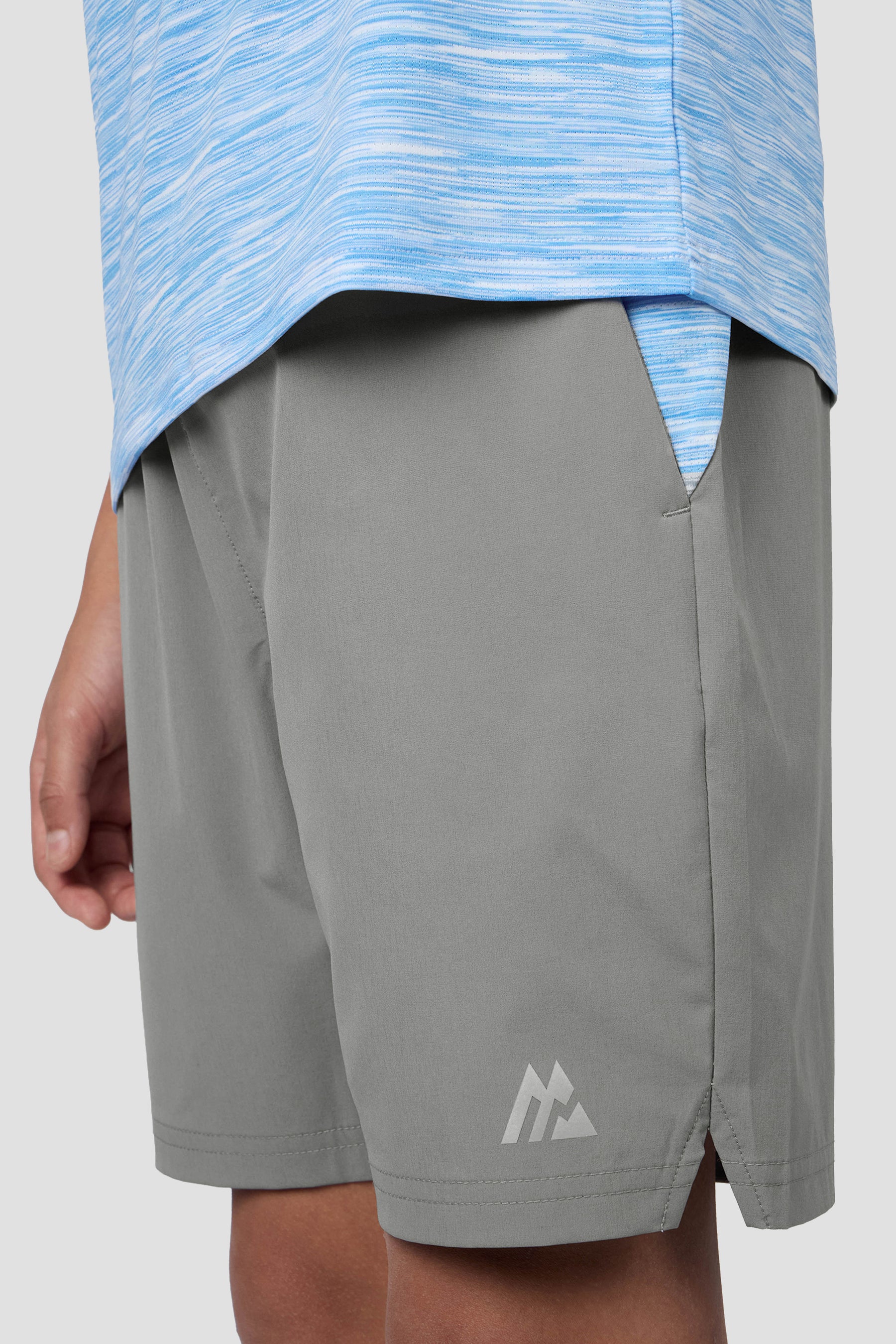 Boys Trail 2.0 Short - Grey/Blue/White