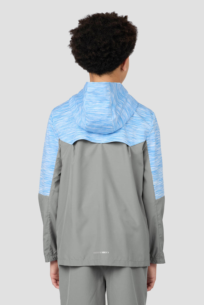 Boys Trail 2.0 Windbreaker - Grey/Blue/White