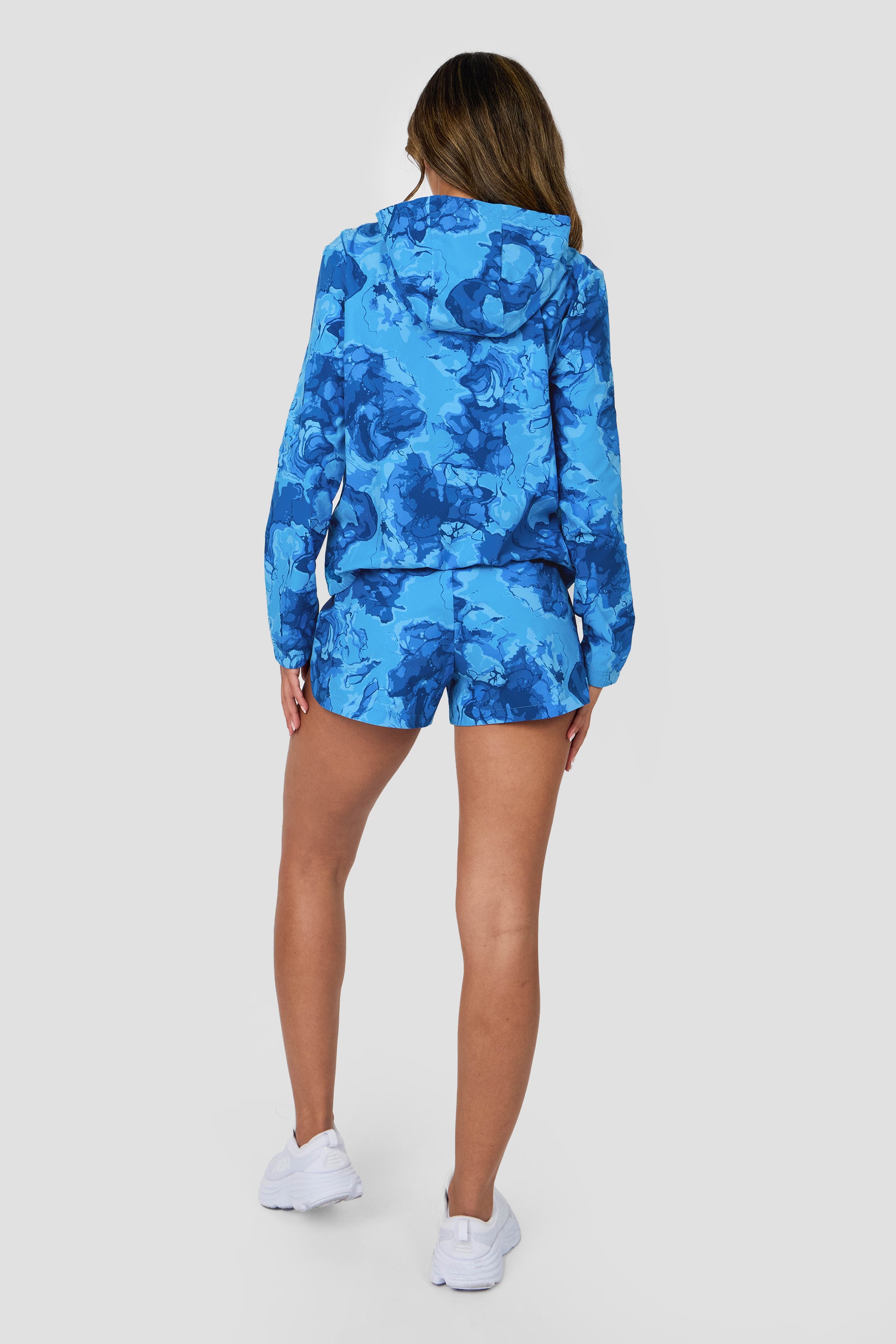 Fusion Print Windbreaker - Agency/Fira
