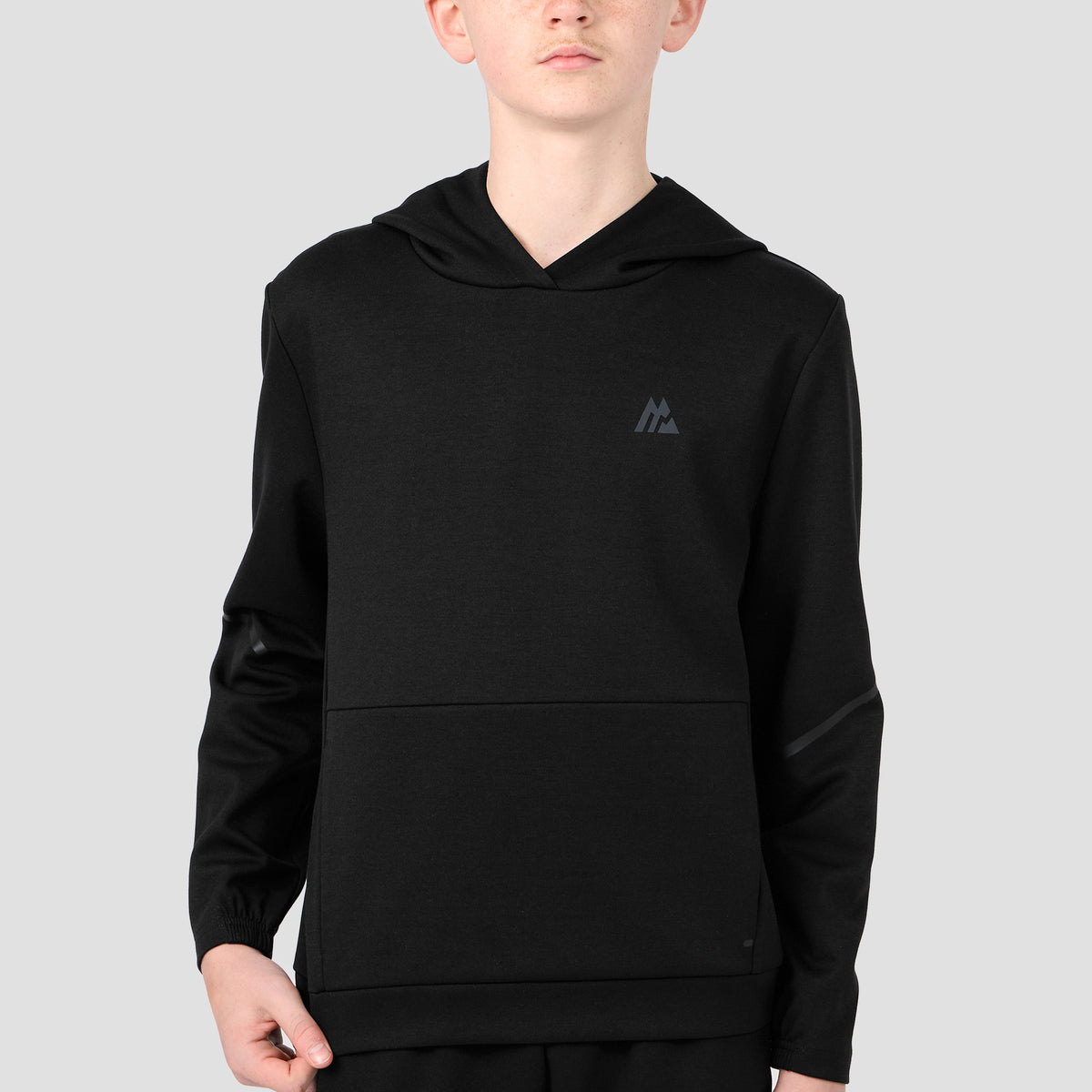 Boys Zenith Hood Black by Montirex | Sportswear & Gymwear