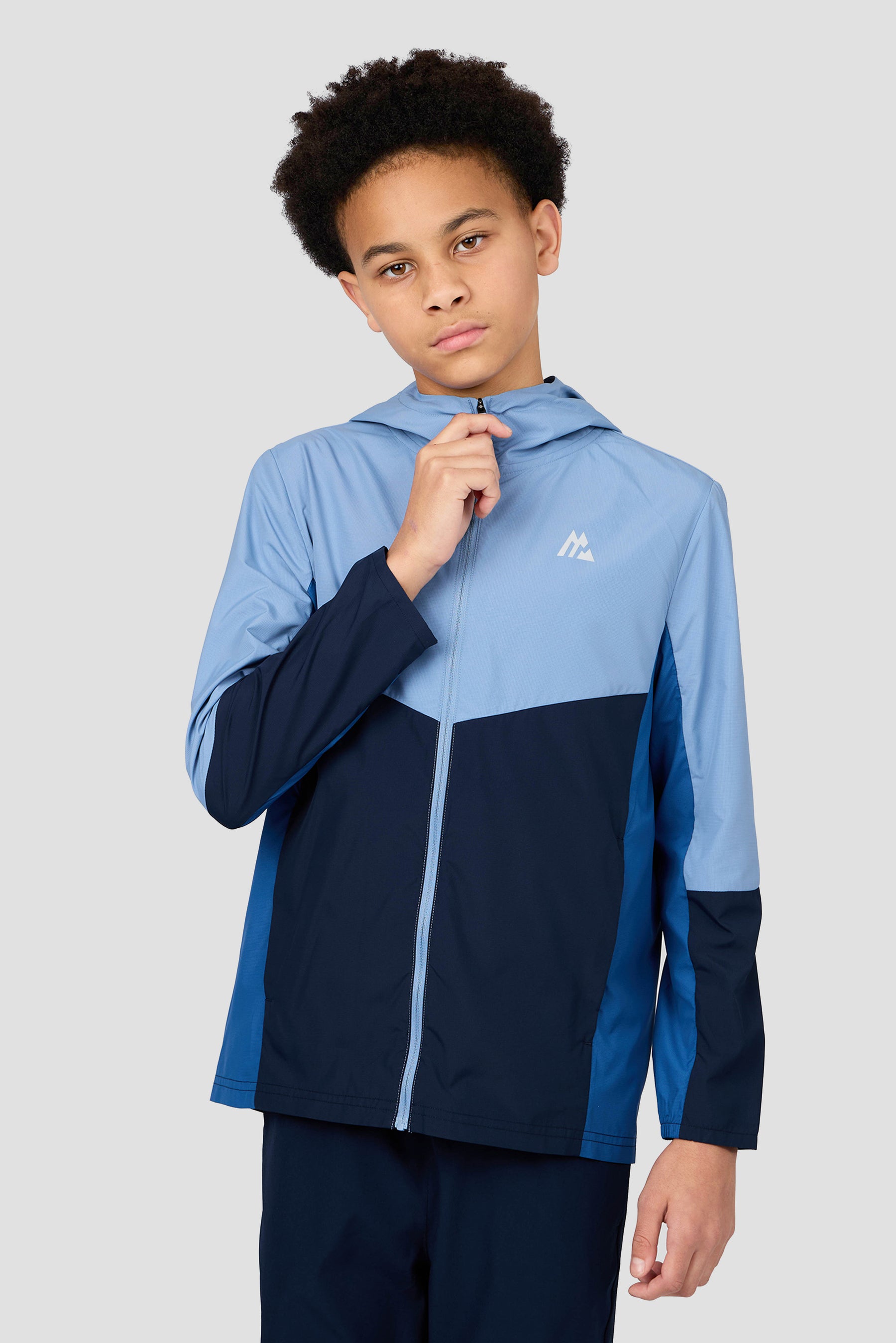 Boys Spectra Windbreaker - Cloudy Blue/Midnight Blue/Charcoal Blue
