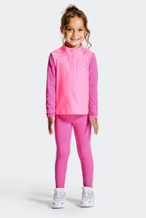 Infant Girl's Bounce 1/4 Zip/Legging Set - Fuchsia/Candy Floss