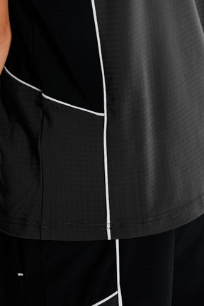 Boys Chroma T-Shirt - Asphalt/Black/Light Smoke Grey