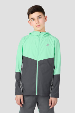 Boys Spectra Windbreaker - Duck Egg/Slate Grey/Platinum Grey