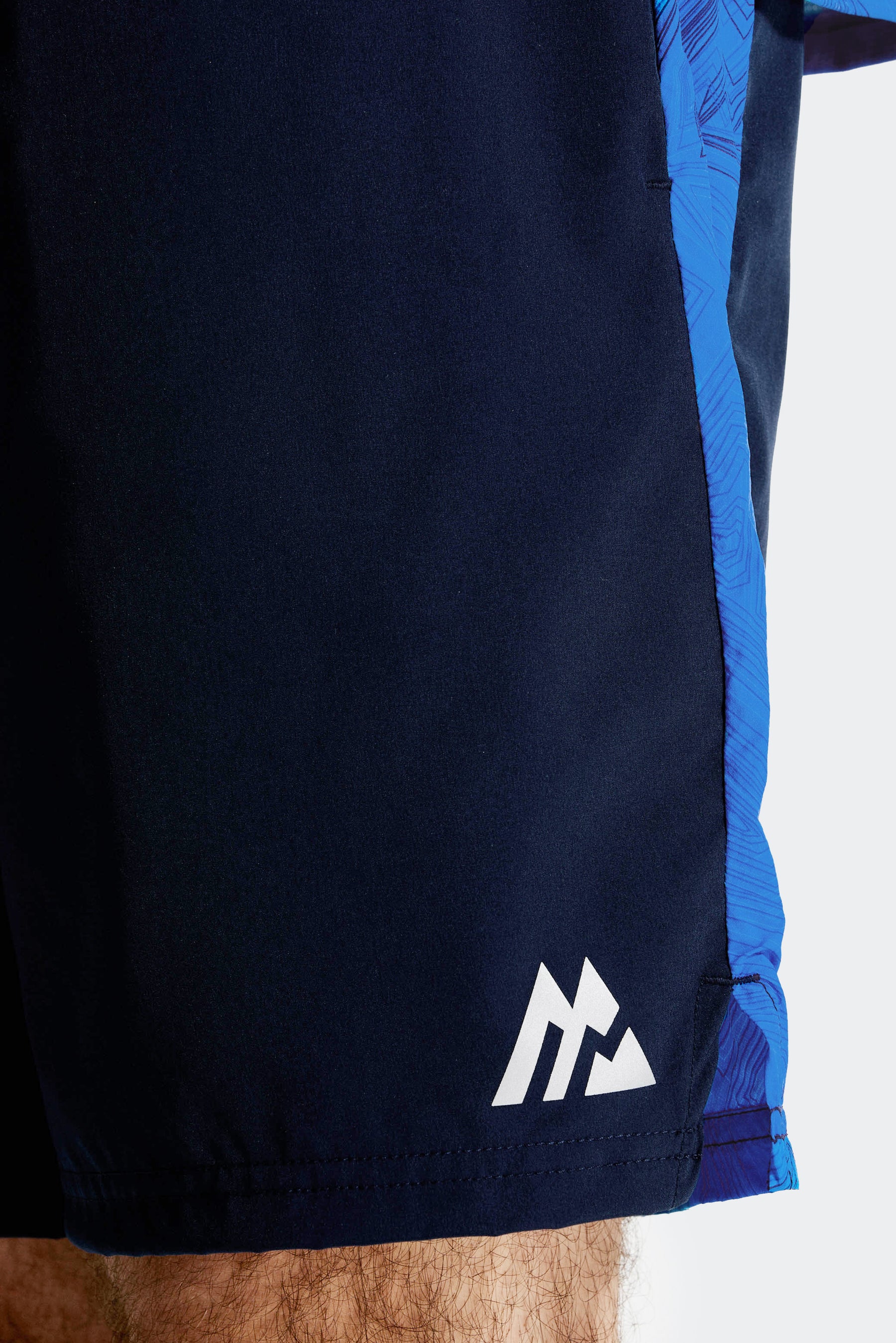 Geo M Print Short - Midnight Blue/Celestial Blue