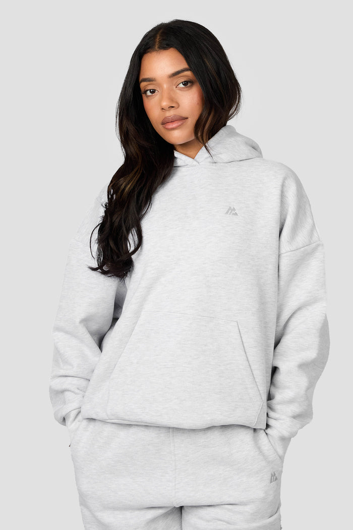 Form Oversized Hoodie - Platinum Grey Marl