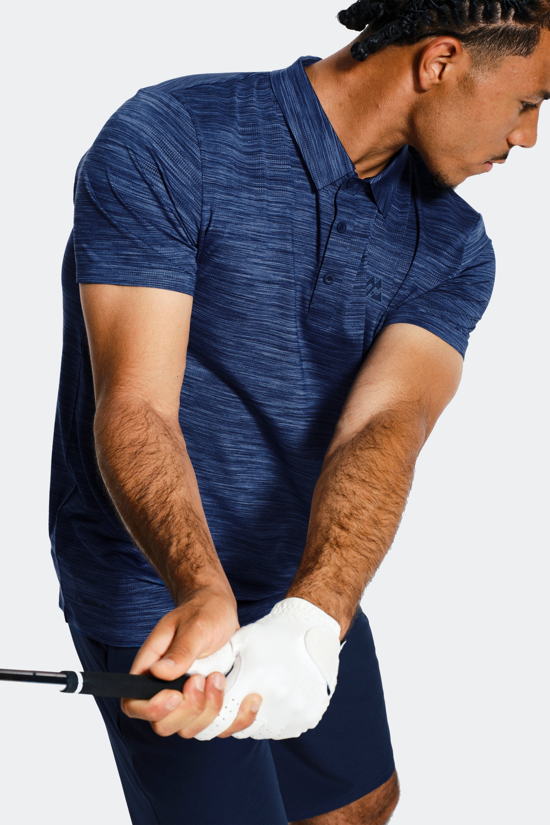 Trail Polo - Navy/Blue Multi