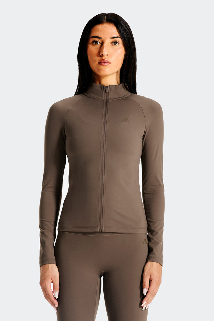 Form Full Zip - Macchiato