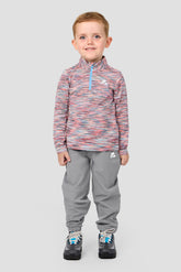 Infant Boy's Trail 1/4 Zip - Blue/Coral/Black