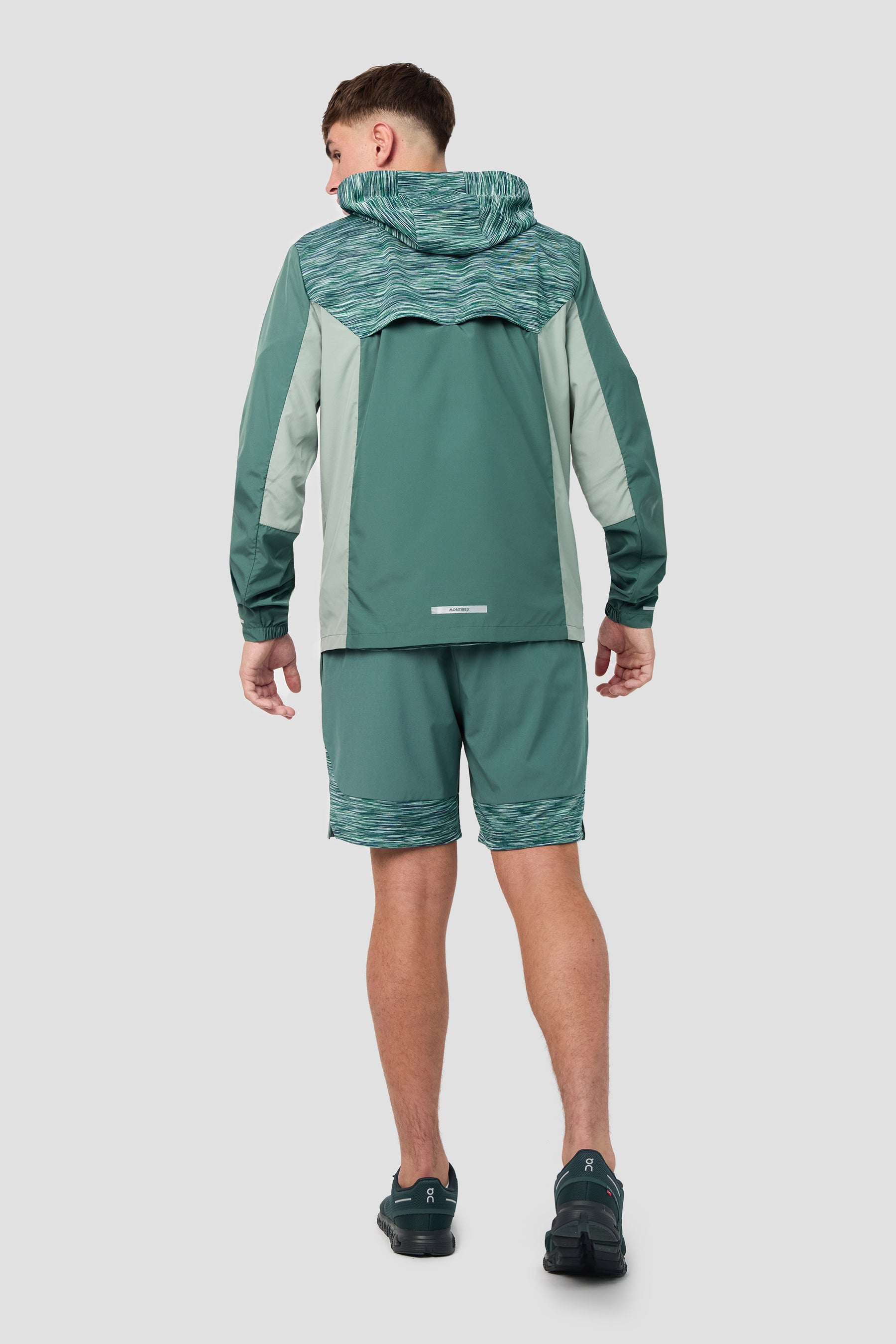 Trail Windbreaker - Green/Blue