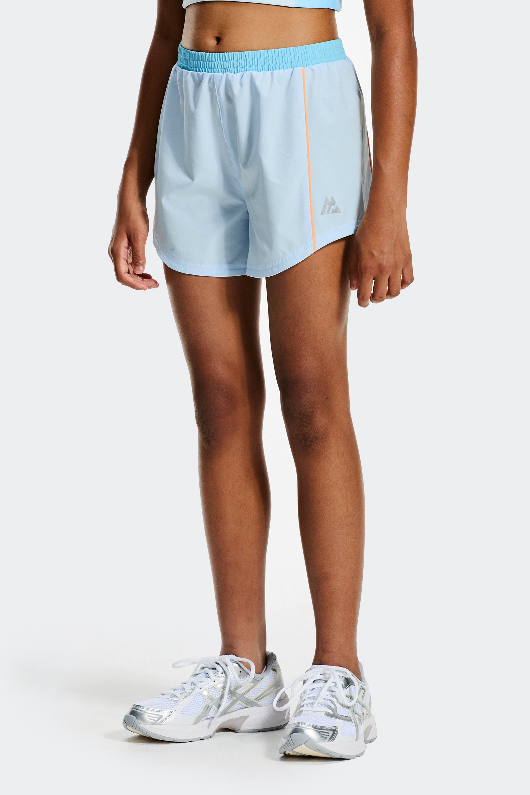 Girls Lumina Short - Misty Blue/Seashell Blue/Apricot Blush