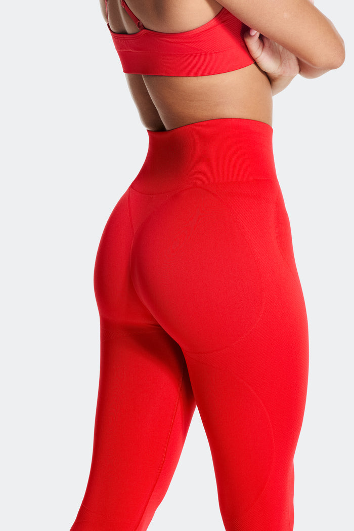 Muse Seamless Legging - Poppy Red