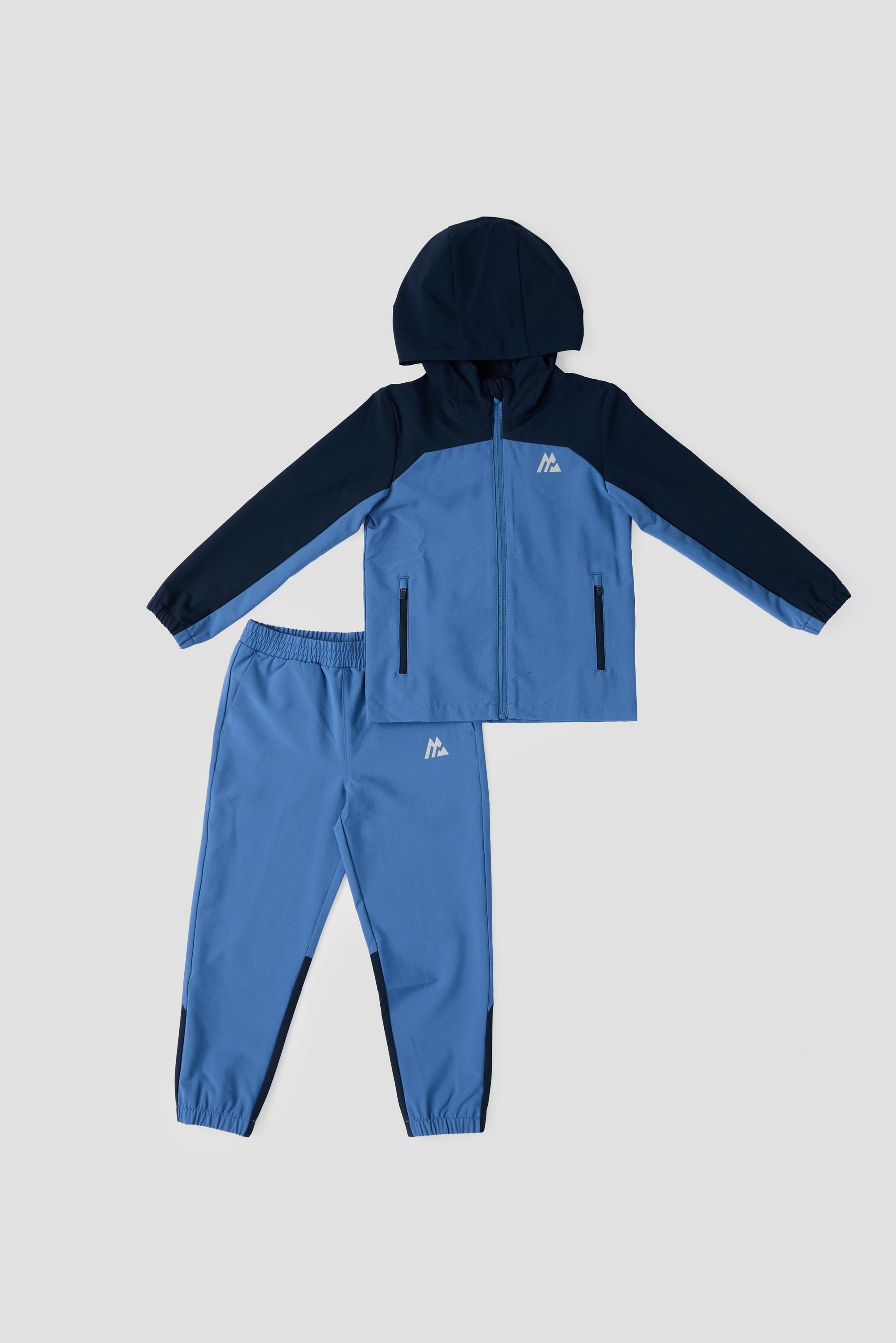 Infant Boys Pacer Jacket/Pant Set - Charcoal Blue/Midnight Blue