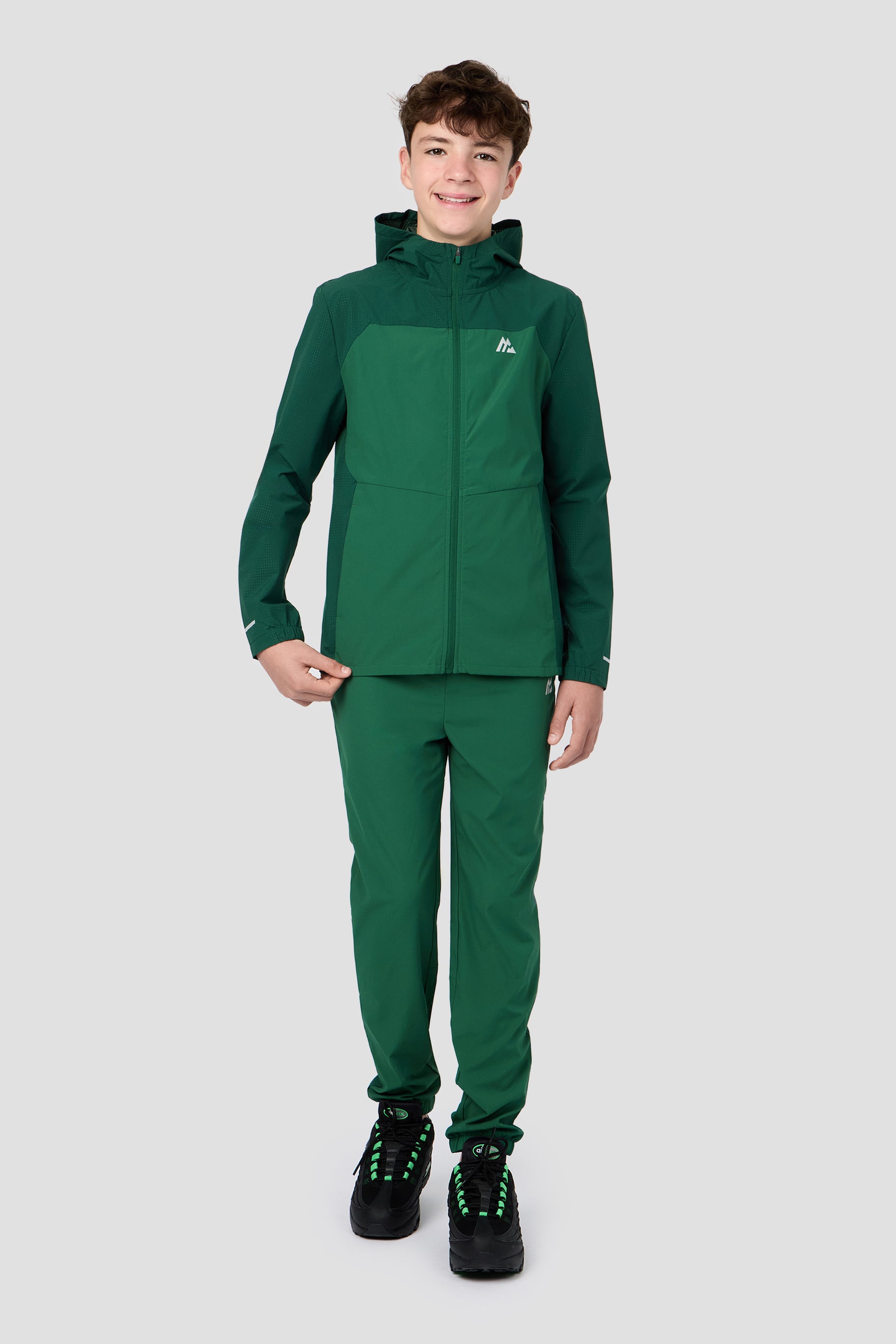 Boys Trek Tech Jacket - Evergreen/Sherwood