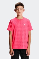 Boys Cube T-Shirt - Shocking Pink