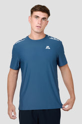 Charge Print T-Shirt - Naval/Dawn 